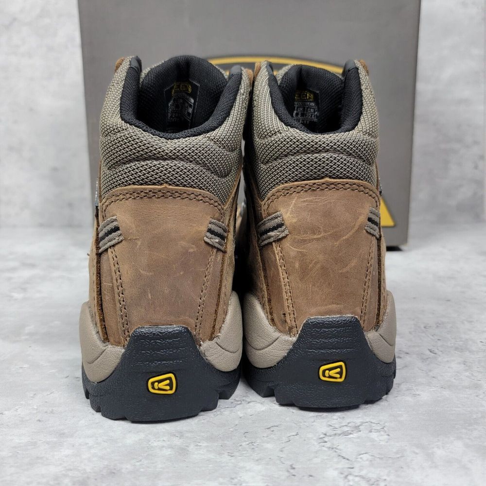 Keen Canby Work Boots Womens 5.5 M Brown Leather Waterproof Aluminum Toe New NWB - Picture 4 of 10